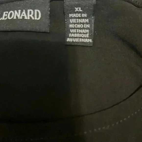 NINA LEONARD Black Blouse tunic wide sleeves cold shoulders size XL - Picture 6 of 8